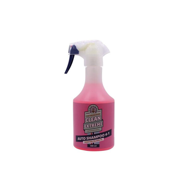 CLEANEXTREME - Autoshampoo 4-in-1 Shampoo-Insekten-Felgen-Öl - 500 ml