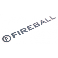 Fireball - Aufkleber Chrom 170mm x 20mm