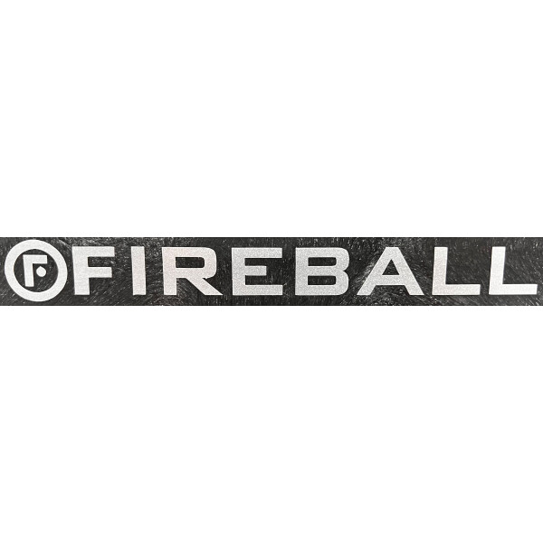 Fireball - Aufkleber Silber 175mm x 20mm