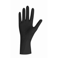 Bingold - Einmalhandschuhe Nitril 35BLACK, schwarze Nitrilhandschuhe Grösse S